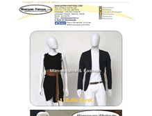 Tablet Screenshot of manequins-portugal.com